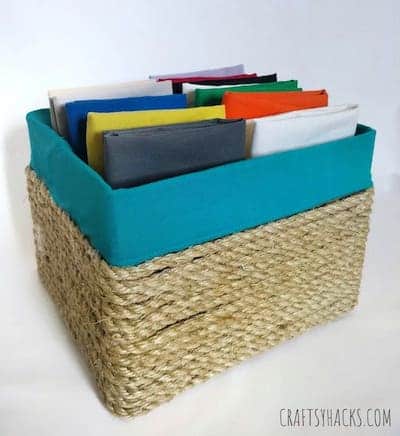 Nursery Organization: DIY baskets