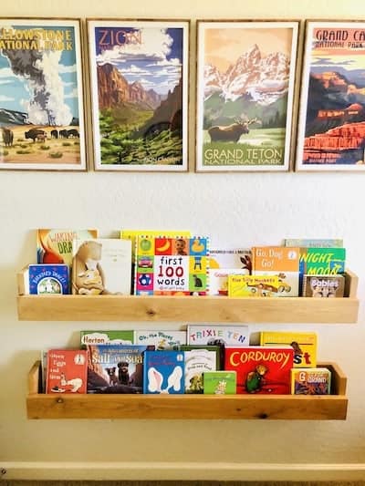 Nursery Organization: Book Storage Ideas