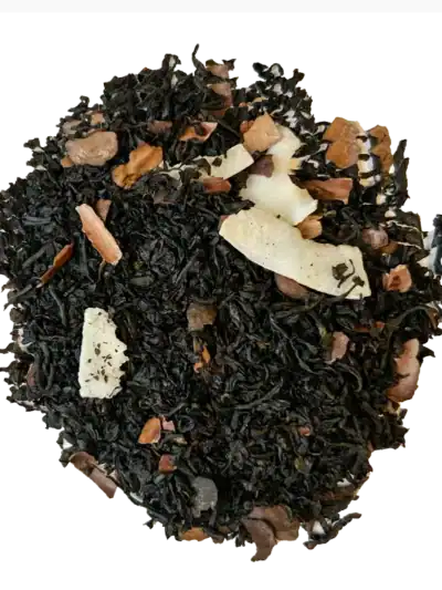 Black tea, Coconut & cacao Nibs 100g