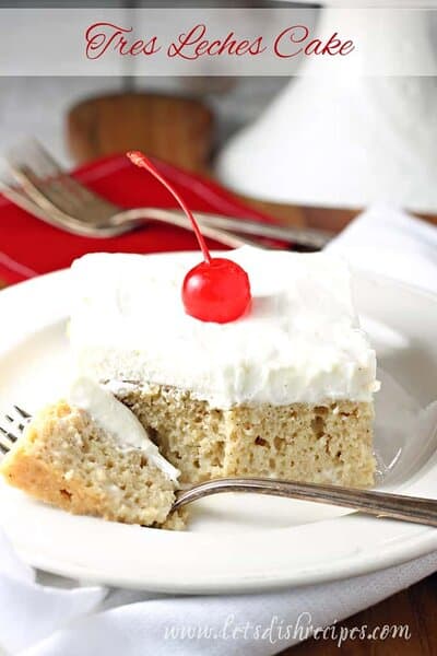 Homemade Tres Leches Cake