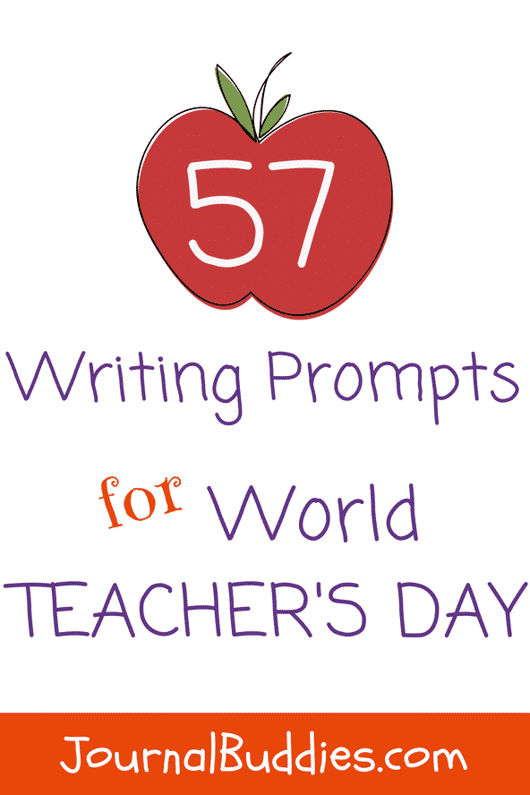 Kids Writing Prompts for World Teacher's Day