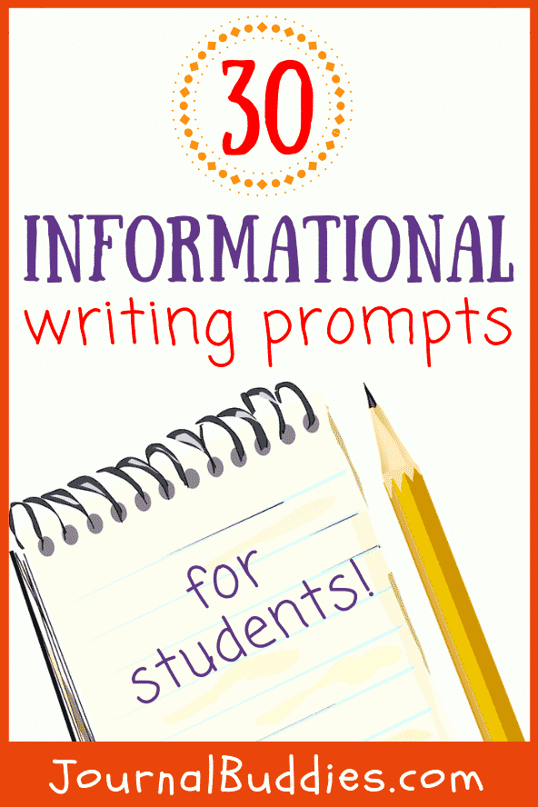 Informational Journal Writing Topics for Kids