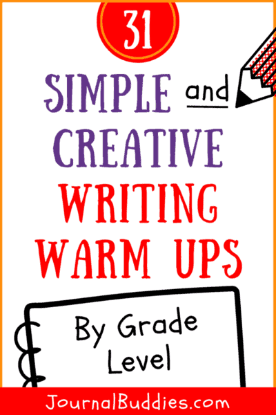 creative writing warm ups high school