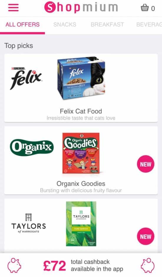 Want to try something new? - Shopmium app