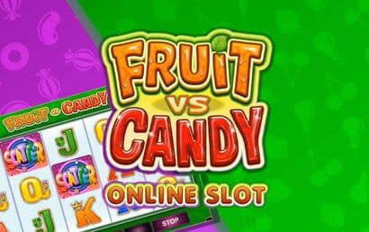 Fruit vs Candy - 50 free spins, wild symbols and scatter bonuses - review