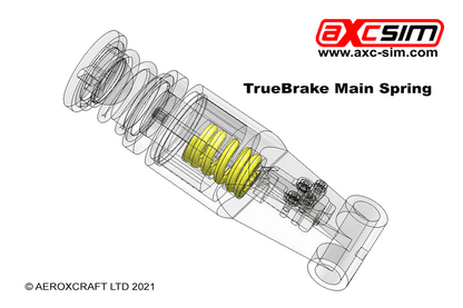 TrueBrake V2 Main Spring - Yellow - 30kg (B) - Image 3