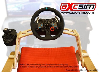 AXC SIM Steering Wheel Mount V2 - For Logitech and Thrustmaster Wheels - Image 2