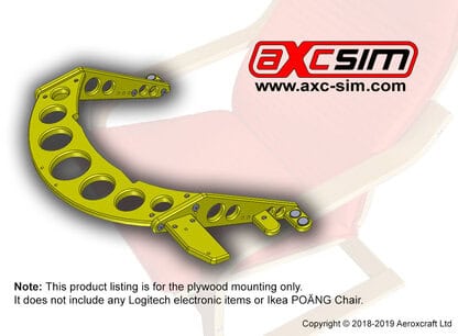 AXC SIM Steering Wheel Mount V2 - For Logitech and Thrustmaster Wheels - Image 6