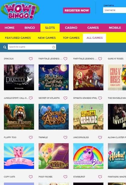 Wow Bingo Casino Review