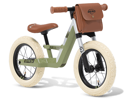 fort worth, more play options, berg biky retro green, biky retro, balance bike, toddler bike