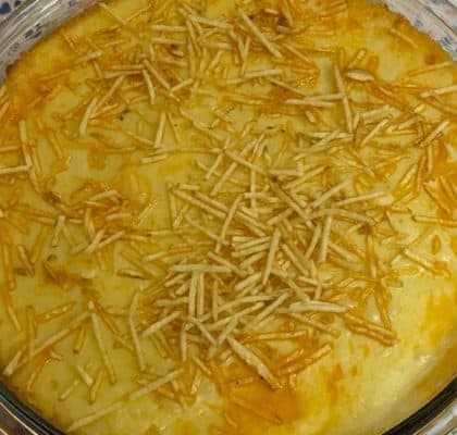 escondidinho de carne moída