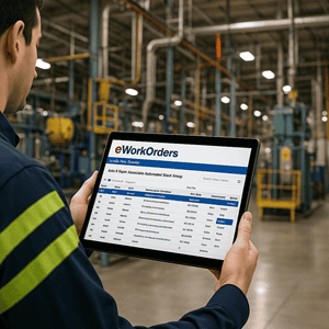 Preventive maintenance software dashboard supporting scheduling and downtime reduction