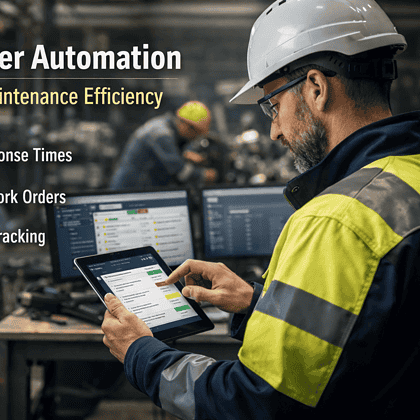 CMMS Work Order Automation Software Dashboard