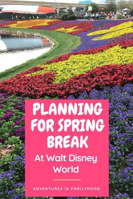 Guide to handling crowds, must do attractions and packing advice for Spring Break at Walt Disney World.