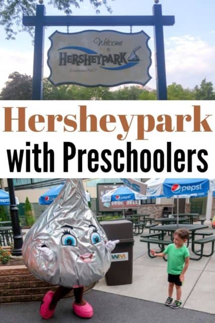 hersheypark with preschoolers
