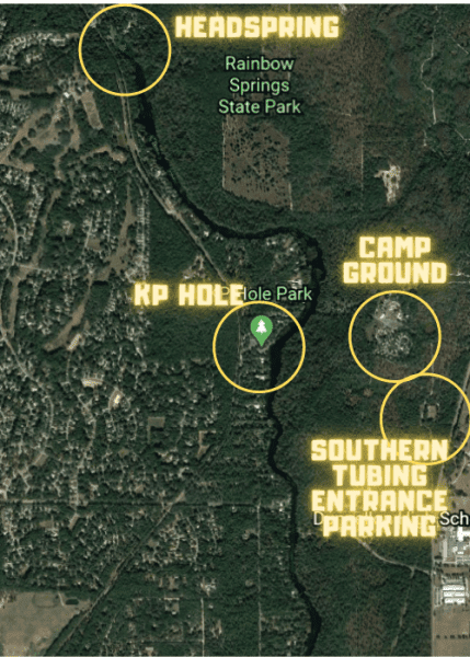 Rainbow Springs Florida Map