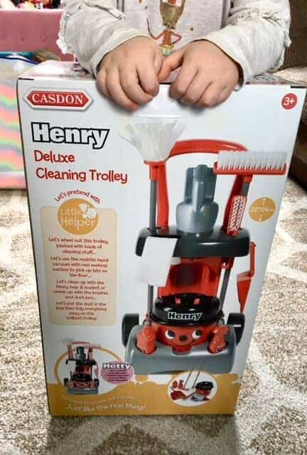 Imaginative Play with the Henry Deluxe Cleaning Trolley