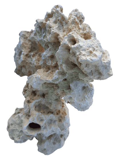 Large White Rock Aquarium Decor - Fish Tank Items