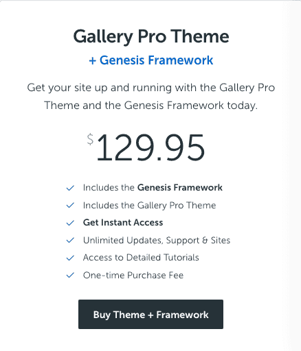 gallery pro theme