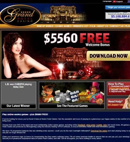 Grand Hotel Casino Online & Mobile