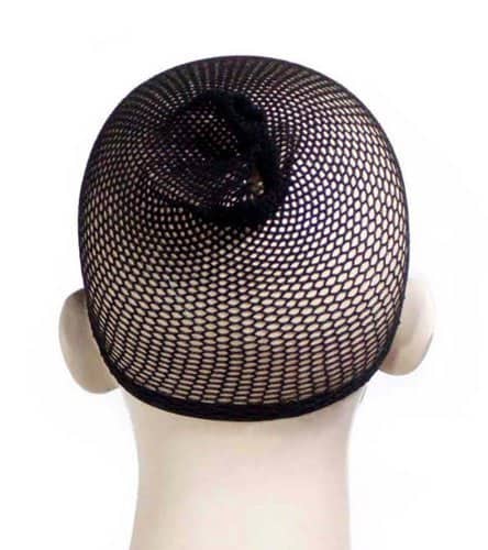 3 Packs Open End Black Mesh Net Wig Cap Liner - Image 3