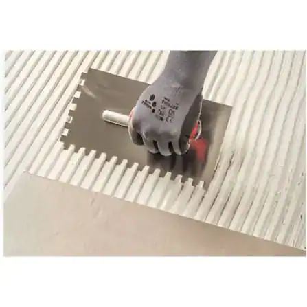 white tile adhesive