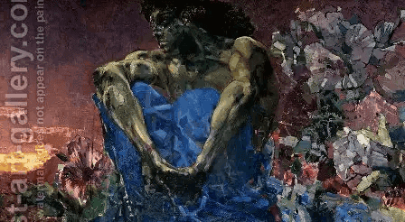 Demon Seated by Mikhail Vrubel