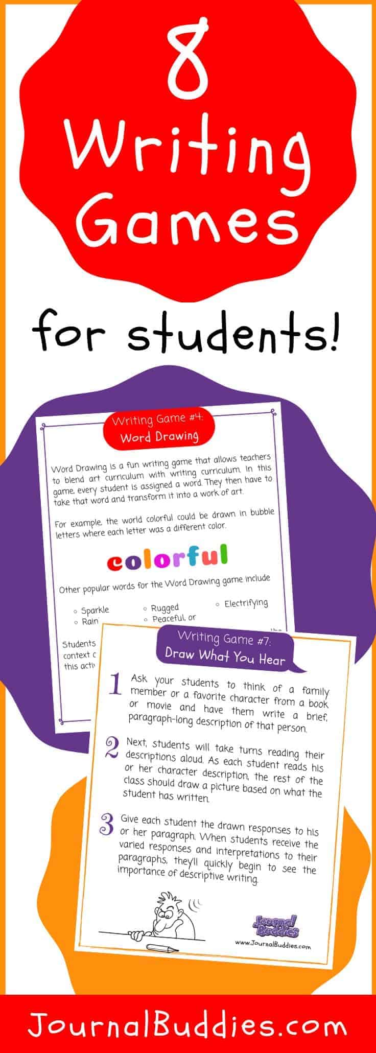 creative writing educational games