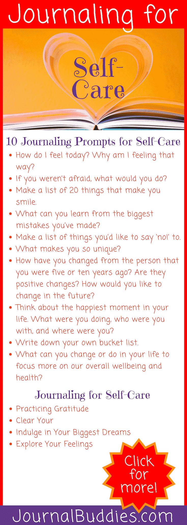 Self-Care Writing Prompts and Exercises