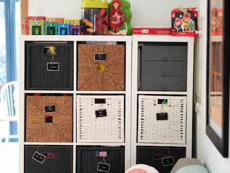 Toy Storage Ideas: Cube Storage With Baskets