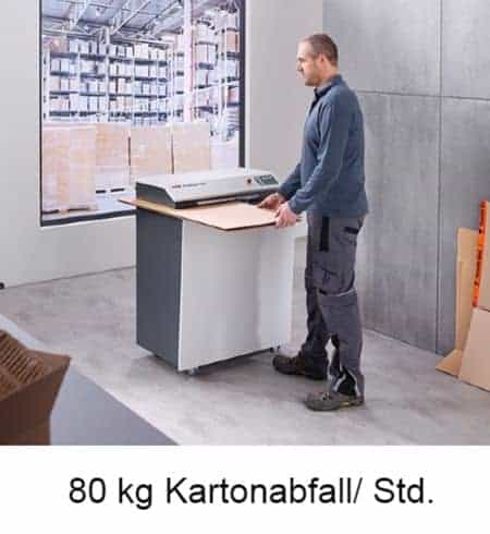 Kartonschredder - mittel