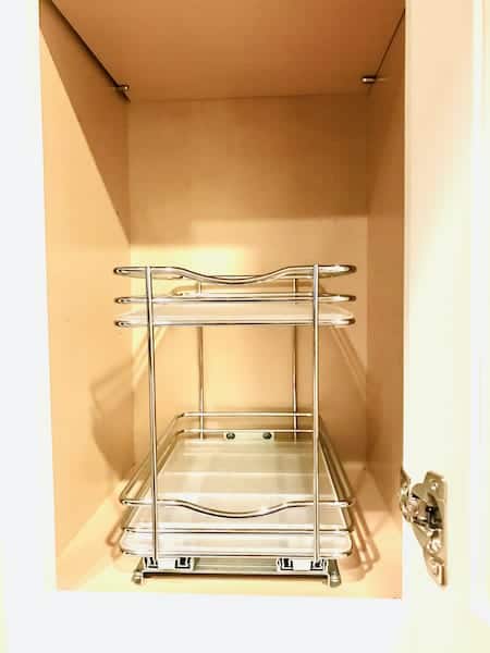 Spice Storage: Double Slide-Out Spice Rack for Cabinets