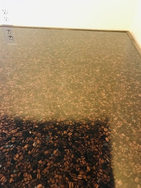 Coffee Station Resin Countertop