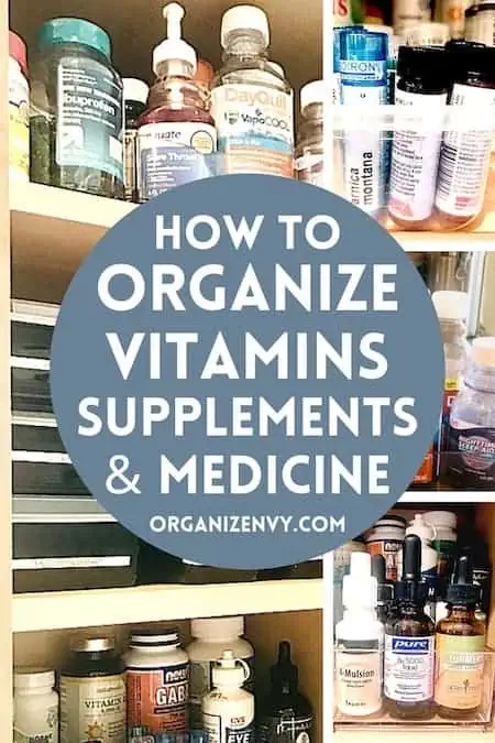 19 Organize Vitamins and Medicines ideas