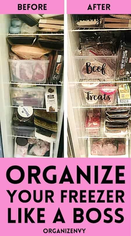 How To Organize A Stand-Up Freezer (in the Garage