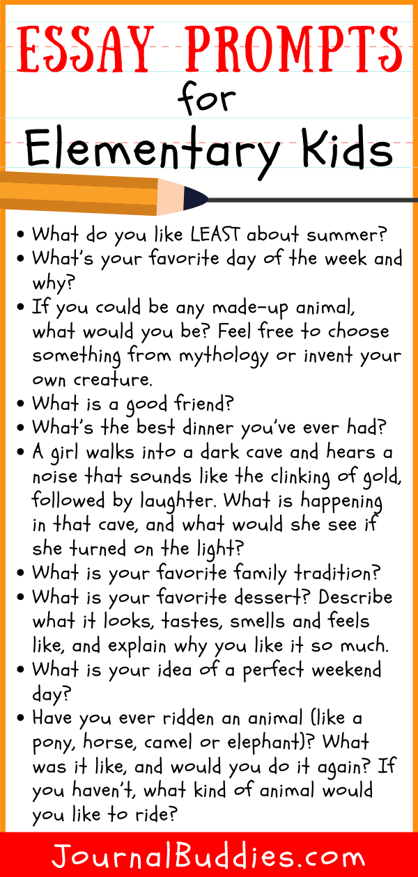 Elementary Essay Topics For Students
