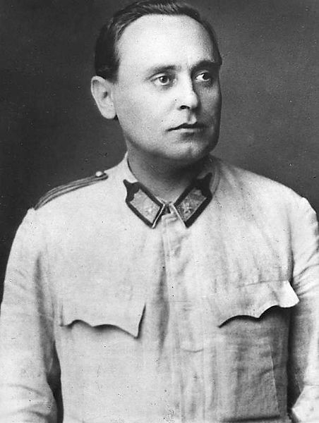 Ferenc Szálasi, leider van de Hongaarse regering (1944-1945) Portret van Ferenc Szálasi (1897-1946), leider van de Hongaarse regering tijdens de Duitse bezetting in de Tweede Wereldoorlog.