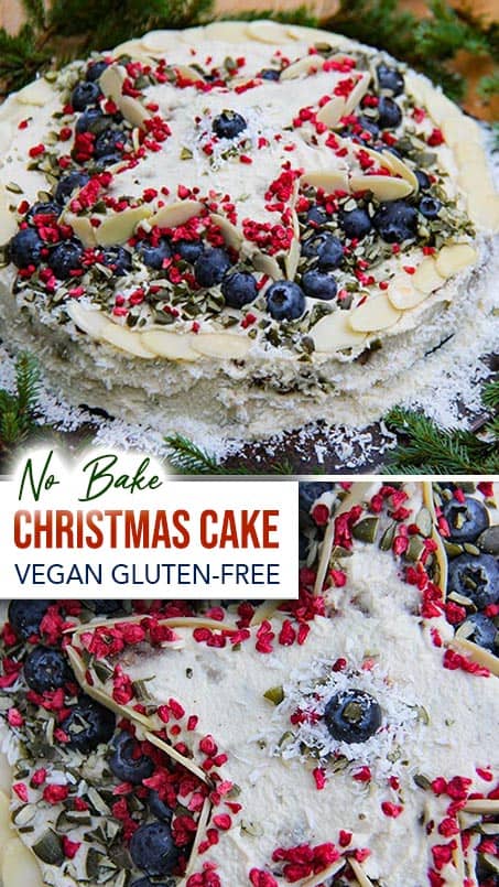 gluten-free no bake xmas cake
