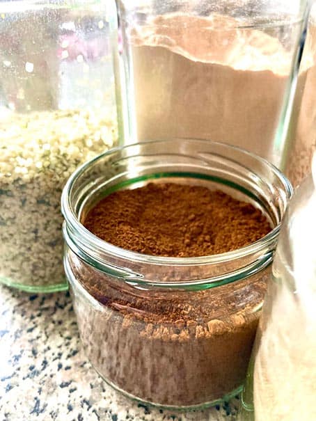 chaga mushroom powder with other superfood ingredients
