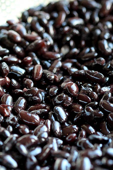 black beans cooked from scratch