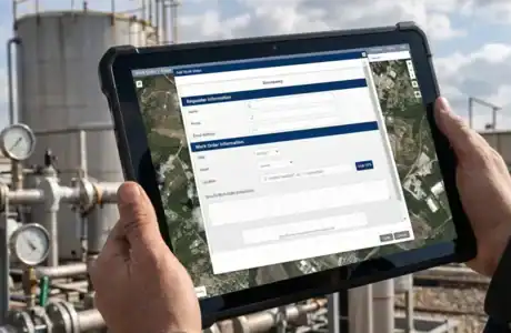 Creating work orders directly from a GIS asset map in eWorkOrders CMMS