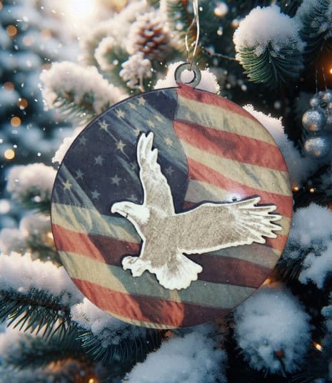 American Flag Ornament