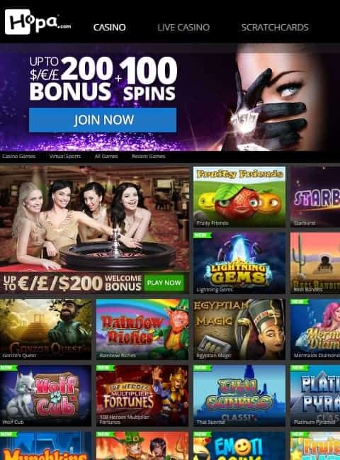 Hopa Casino Review