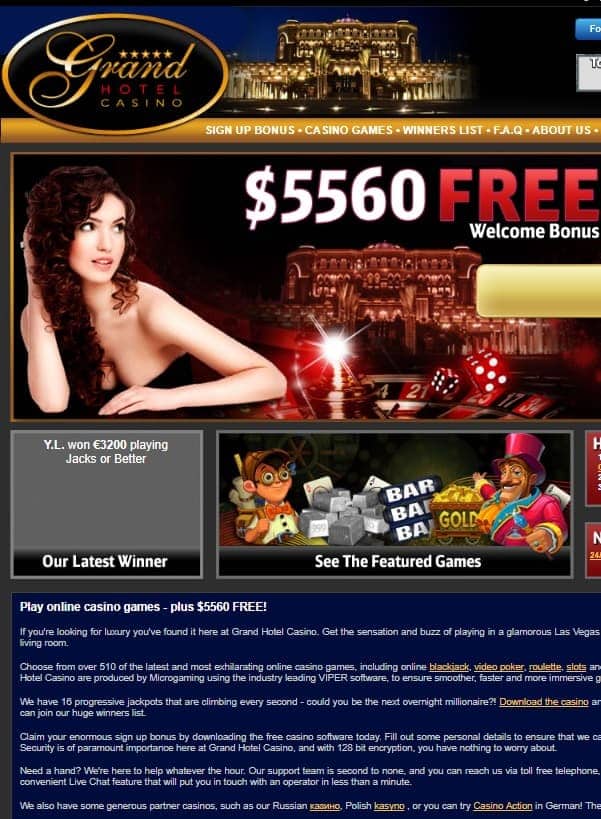 Grand Hotel Casino Review