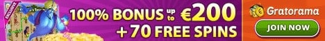 $7 gratis or 70 free spins - no deposit bonus