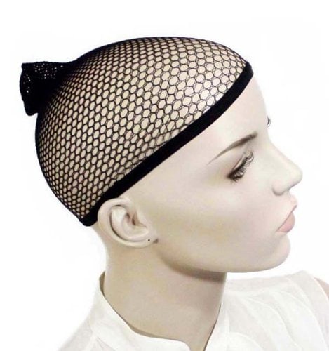 3 Packs Open End Black Mesh Net Wig Cap Liner