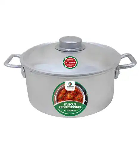 Faitout Aluminox par sotufam pour une cuisson rapide et homogene avec un ustensile robuste fabrique en Tunisie depuis 1974