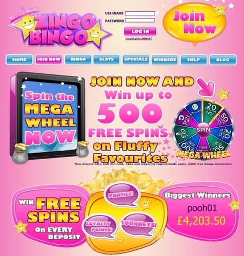 Zingo Casino Free Spins