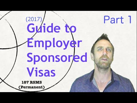Read more about the article Sponsored Visas in Australia – Part 1