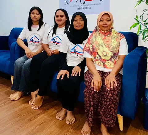 Indonesian helper matched with employer by Jans Maid